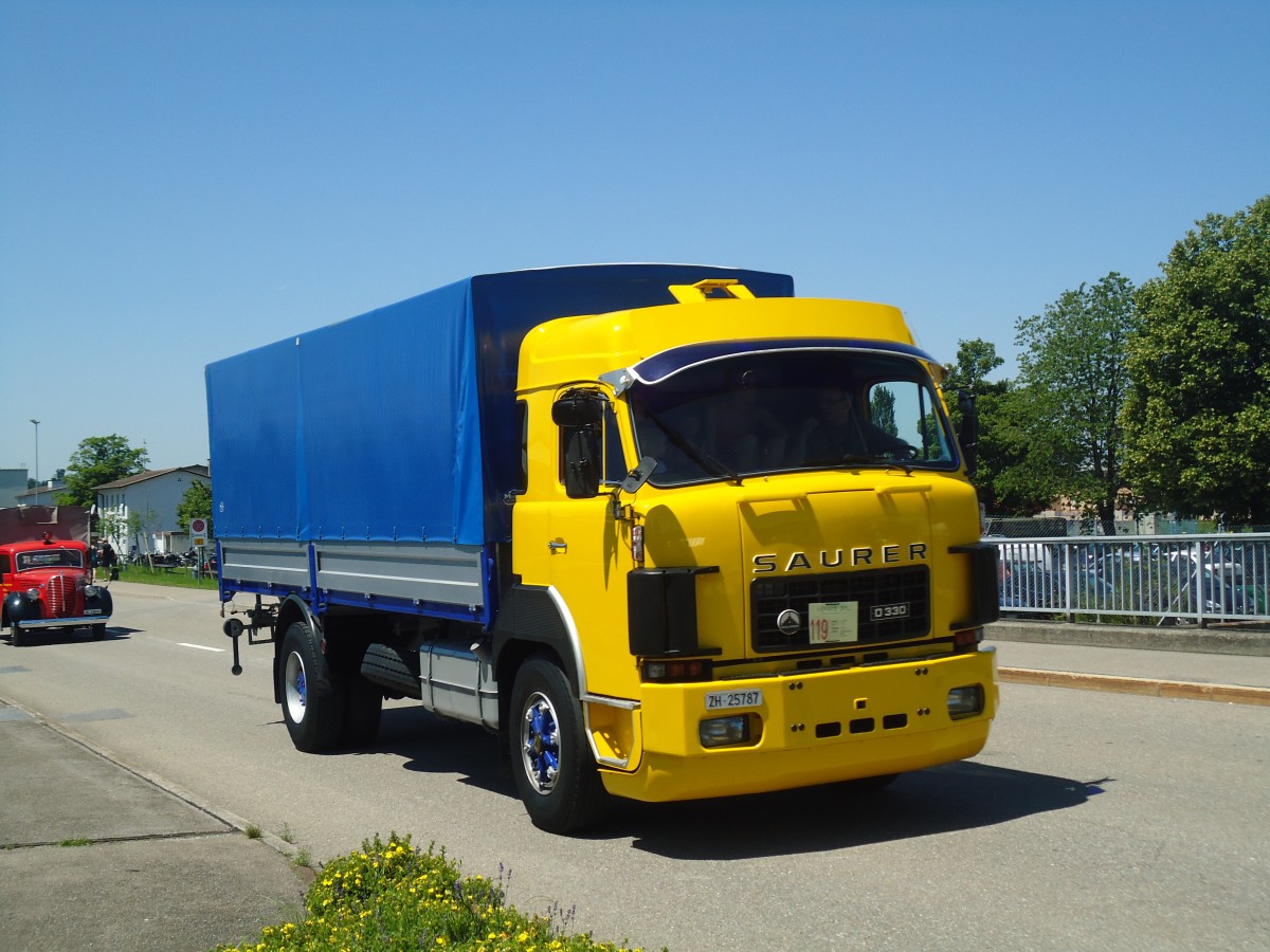 (139'724) - Regg, Wila - ZH 25'787 - Saurer am 16. Juni 2012 in Hinwil, AMP
