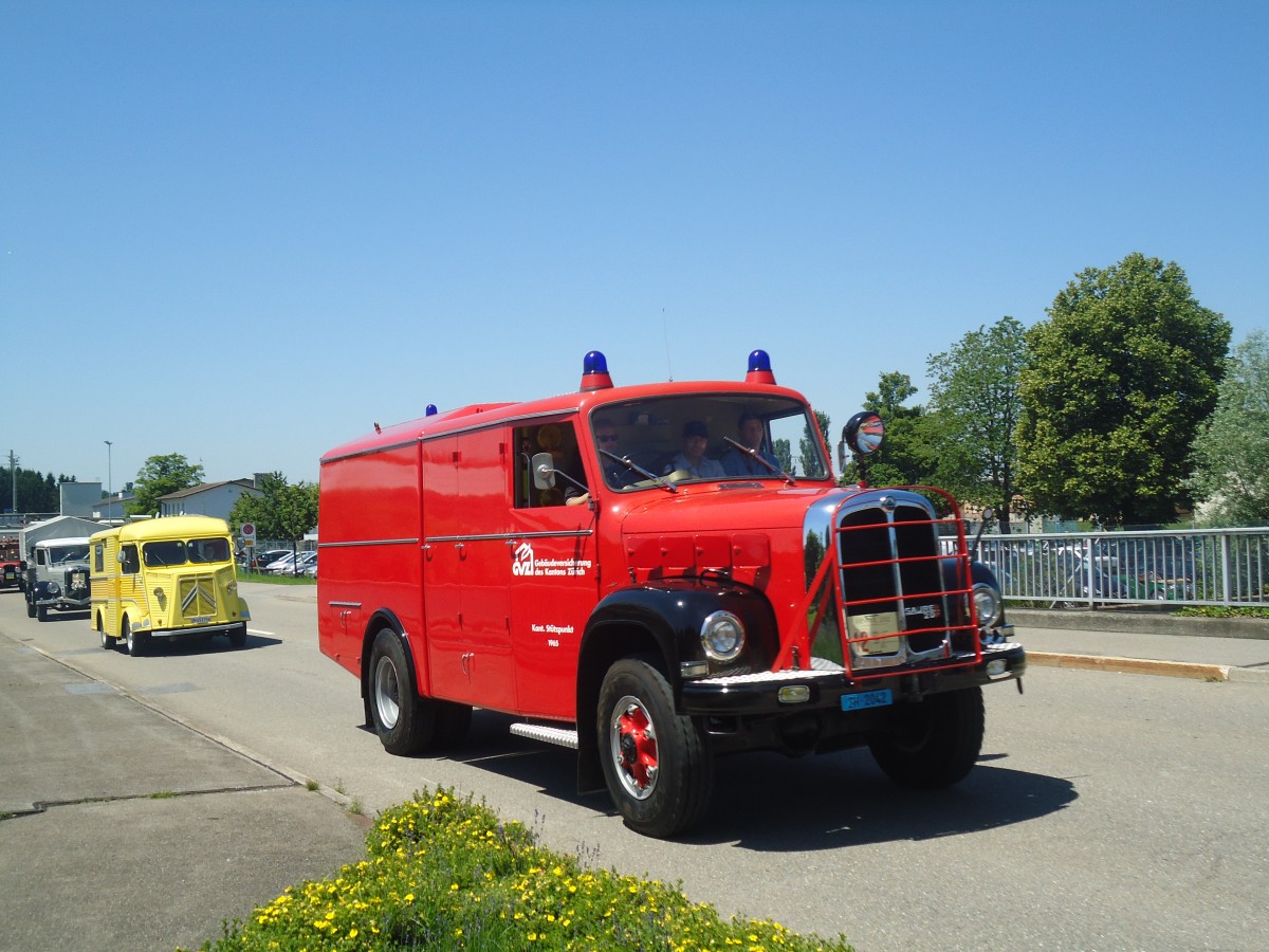 (139'740) - GVZ, Zrich - ZH 2042 - Saurer am 16. Juni 2012 in Hinwil, AMP