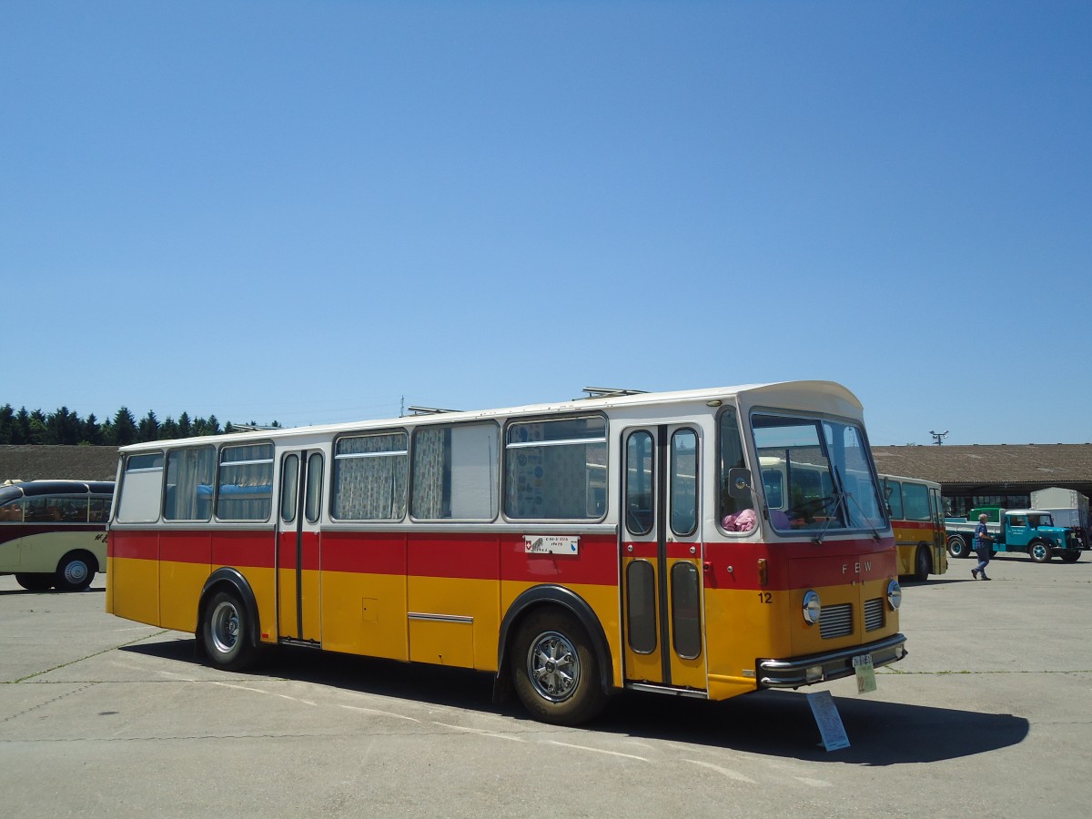 (139'783) - Trb, Oberrieden - Nr. 12/ZH 69'651 - FBW/R&J (ex Ryffel, Uster Nr. 12) am 16. Juni 2012 in Hinwil, AMP