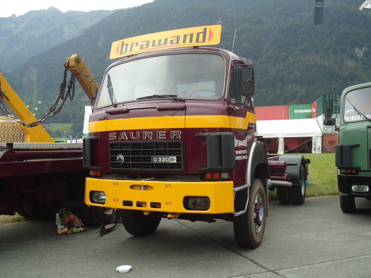 (140'206) - Brawand, Grindelwald - Saurer am 30. Juni 2012 in Interlaken, Flugplatz