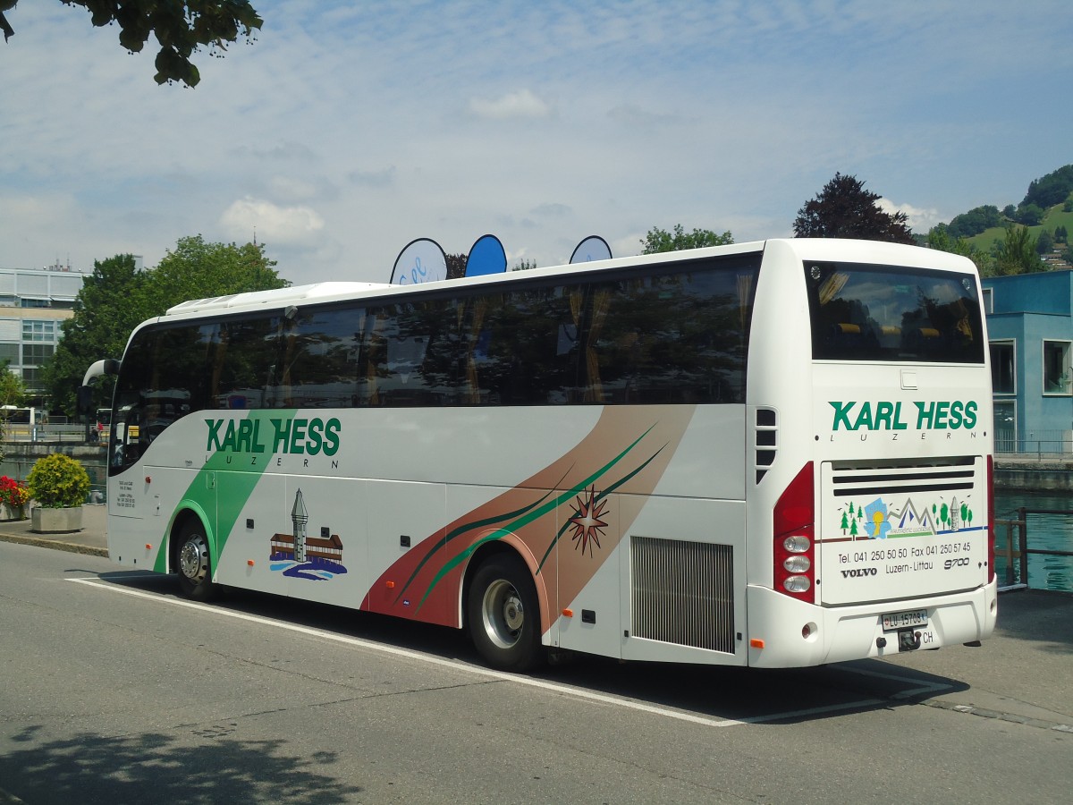 (141'000) - Hess K., Luzern - Nr. 45/LU 15'708 - Volvo am 2. August 2012 bei der Schifflndte Thun