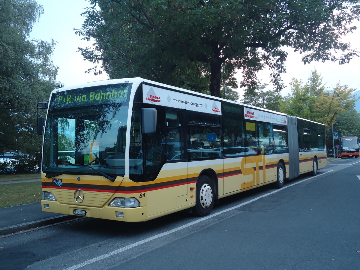 (141'043) - STI Thun - Nr. 84/BE 543'384 - Mercedes am 4. August 2012 in Thun, Lachen