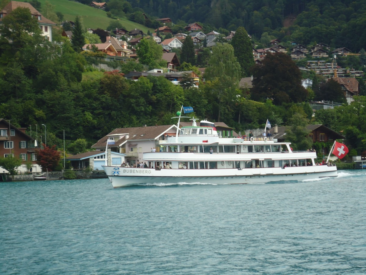 (141'381) - Motorschiff Bubenberg am 26. August 2012 vor Hnibach