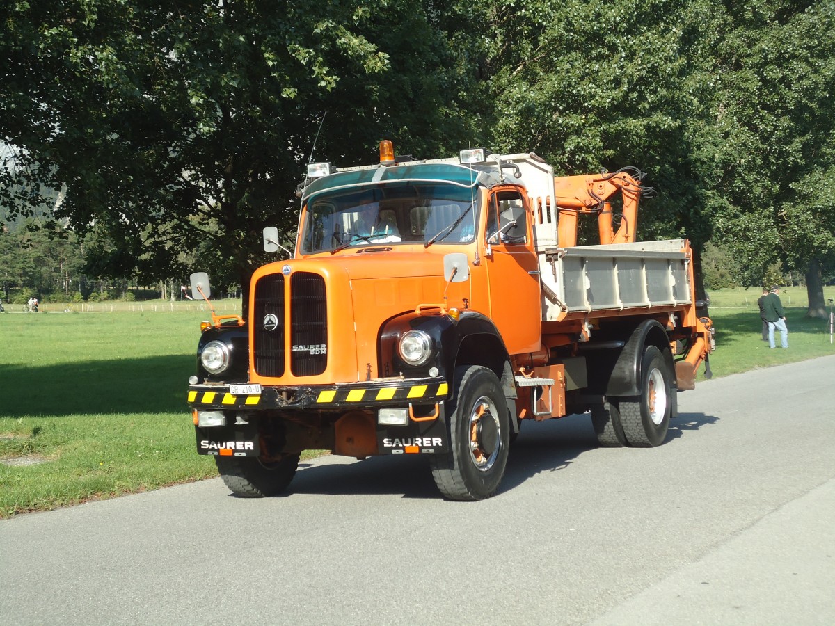 (141'650) - GR 210 U - Saurer am 15. September 2012 in Chur, Waffenplatz