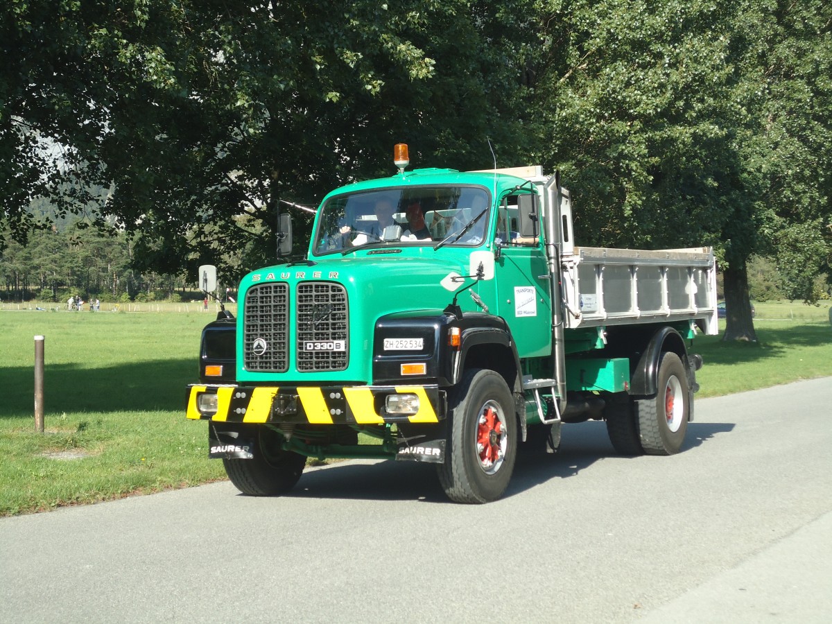 (141'698) - Aus Wdenswil - ZH 252'534 - Saurer am 15. September 2012 in Chur, Waffenplatz