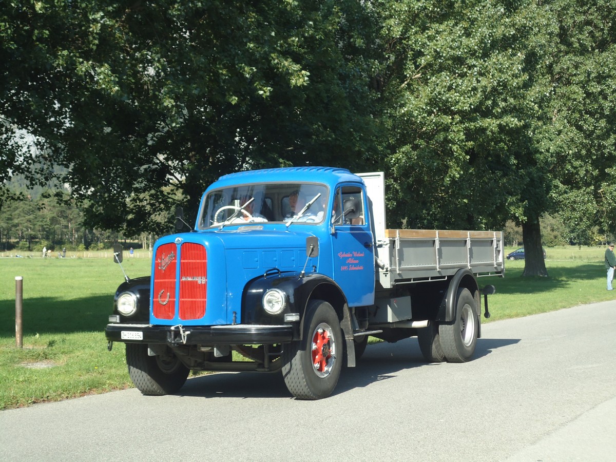 (141'709) - Wieland, Schmidrti - ZH 216'854 - Saurer am 15. September 2012 in Chur, Waffenplatz
