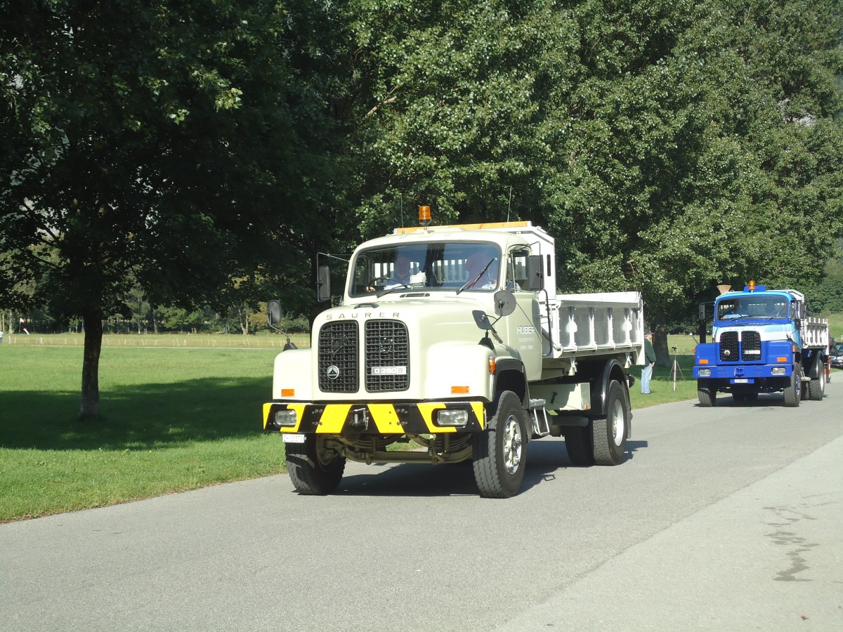 (141'727) - Huber, Zrich - Saurer am 15. September 2012 in Chur, Waffenplatz