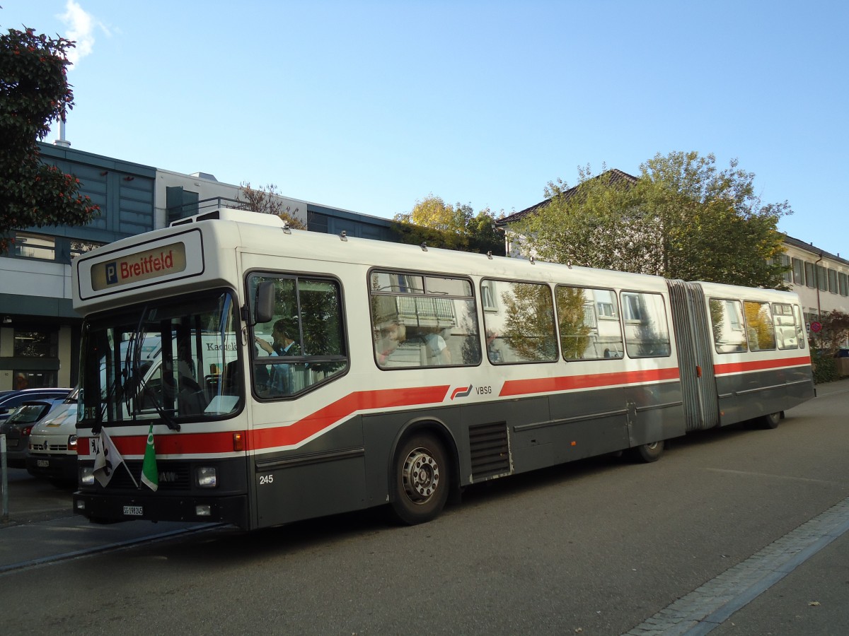 (141'940) - VBSG St. Gallen - Nr. 245/SG 198'245 - NAW/Hess am 20. Oktober 2012 in St. Gallen, OLMA