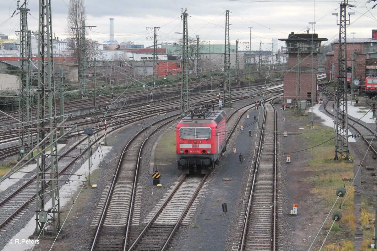 143 197-2 im BW1 Frankfurt/Main. 23.12.14