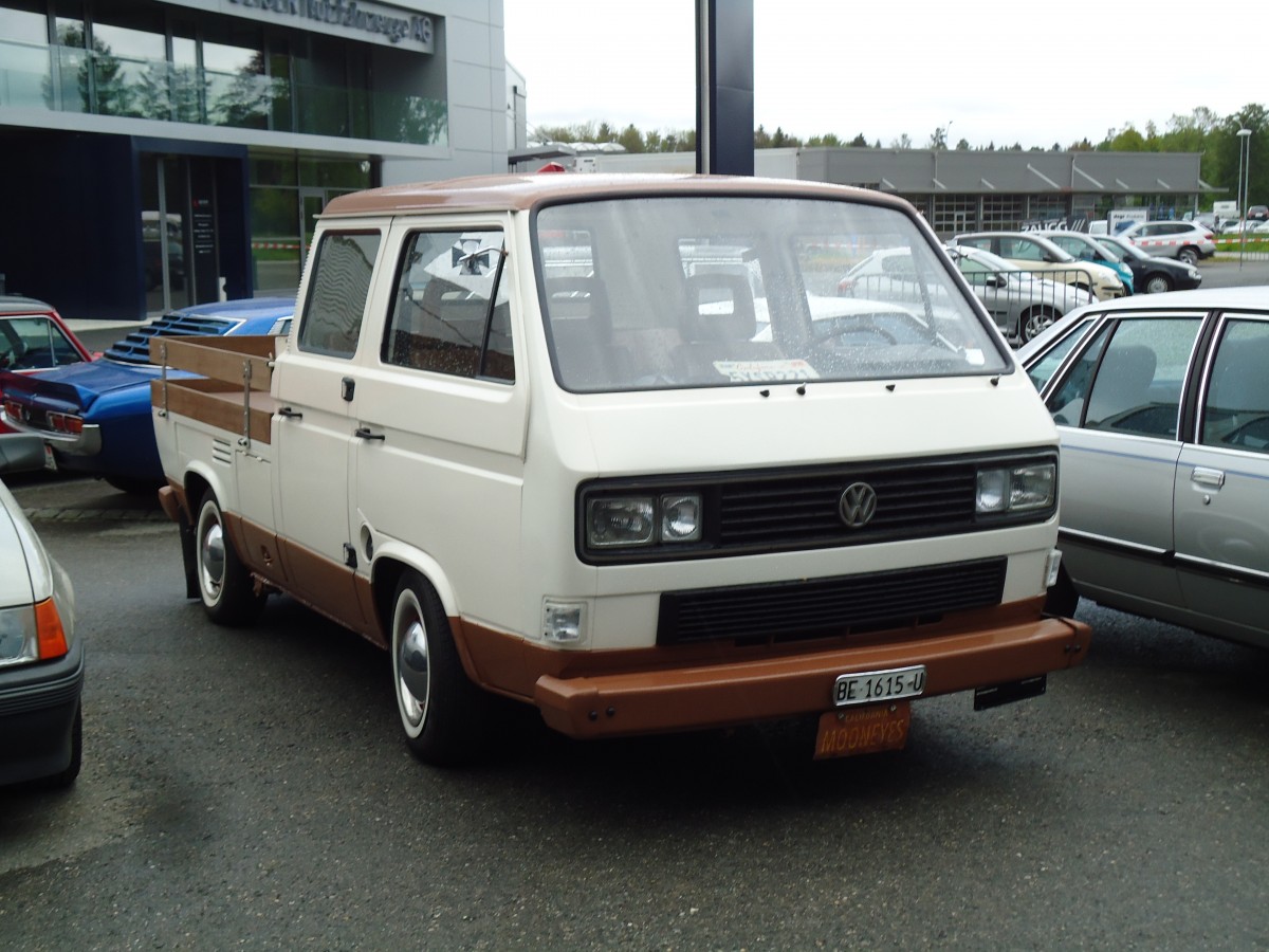 (144'119) - VW-Doppelkabine - BE 1615 U - am 12. Mai 2013 in Langenthal, Calag
