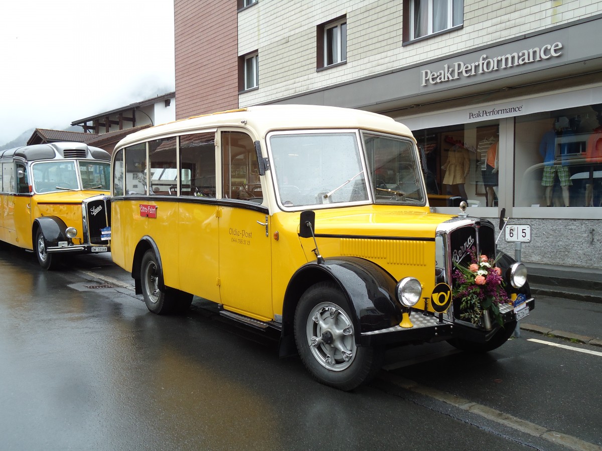 (144'266) - Moser, Schnenberg - ZH 216'722 - Berna/Hess (ex Bareco, Faido) am 19. Mai 2013 in Engelberg, OiO