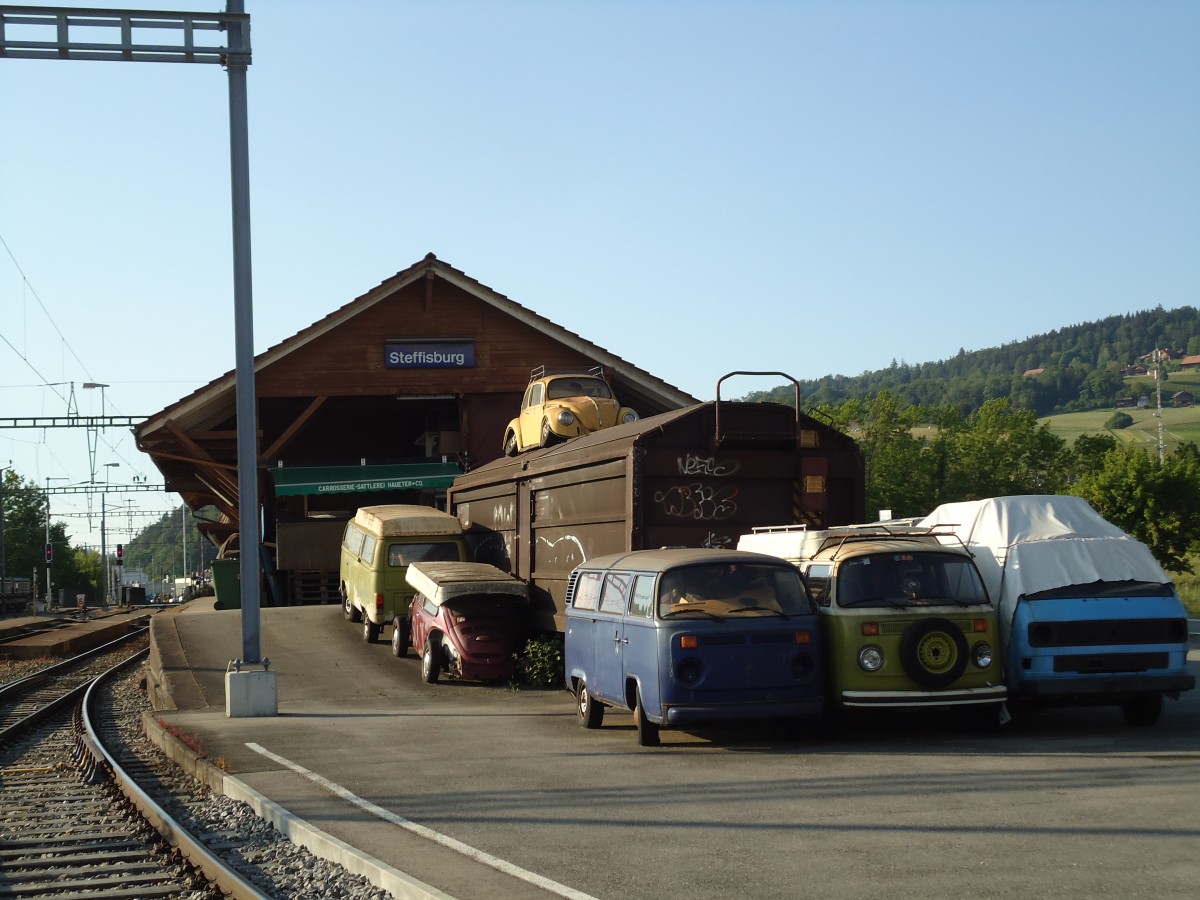 (144'830) -  VW-Museum  beim Bahnhof Steffisburg am 6. Juni 2013