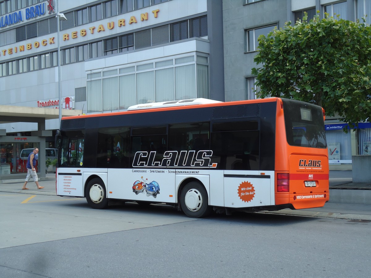 (145'234) - SBC Chur - Nr. 16/GR 97'516 - Neoplan (ex Nr. 120; ex Nr. 99; ex Nr. 112) am 17. Juni 2013 beim Bahnhof Chur