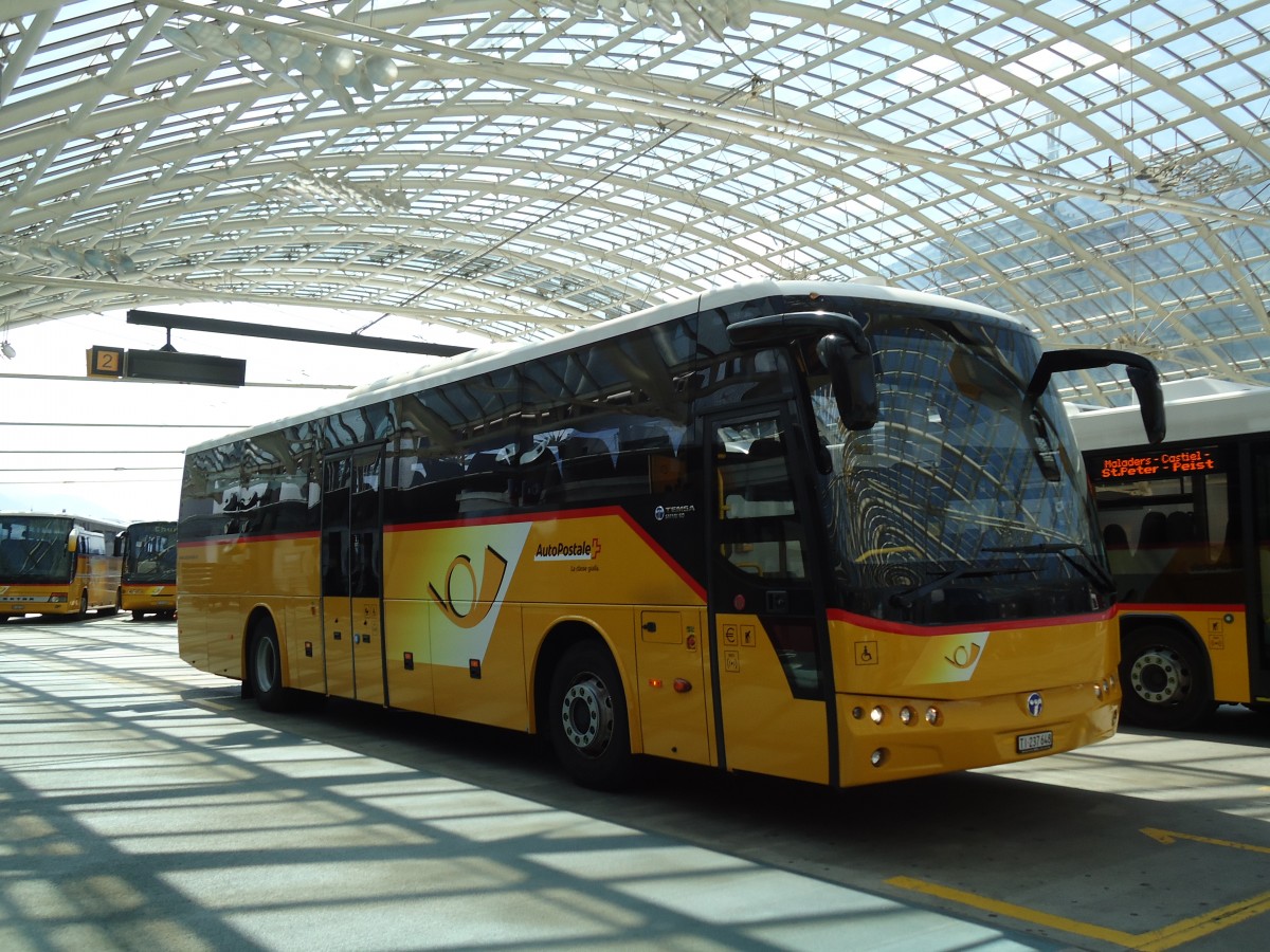 (145'267) - AutoPostale Ticino - TI 237'648 - Temsa am 17. Juni 2013 in Chur, Postautostation