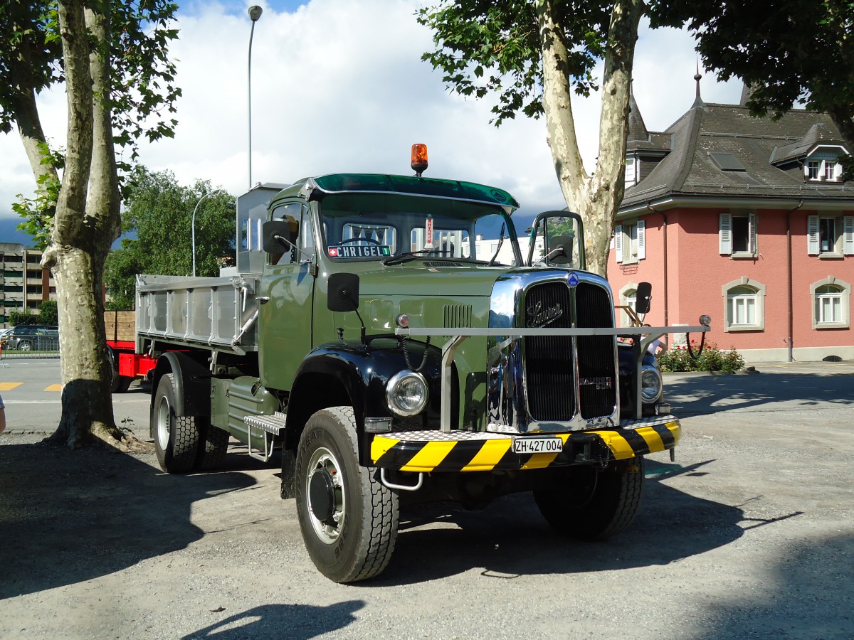 (145'331) - ZH 427'004 - Saurer am 22. Juni 2013 in Aigle, Saurertreffen 