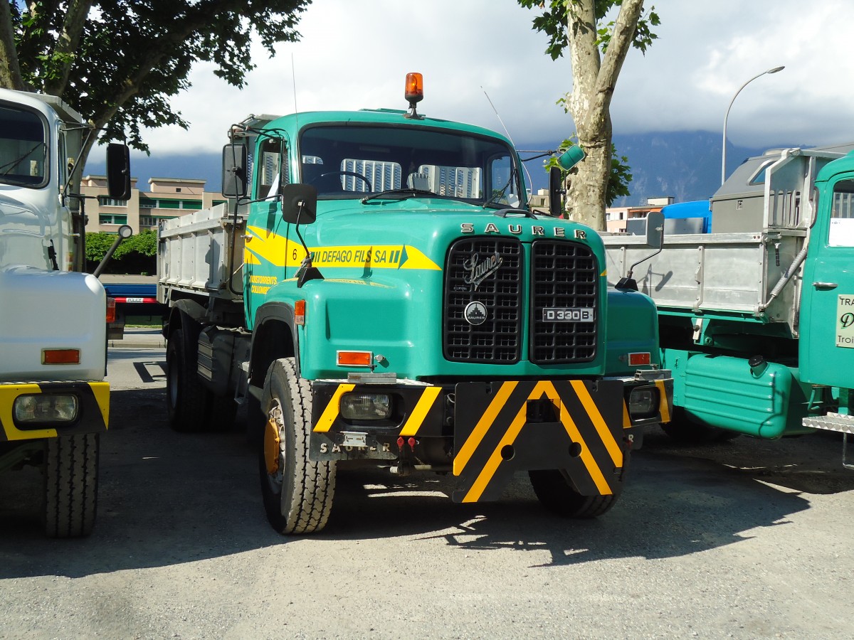 (145'339) - Dfago, Troistorrents - Nr. 6 - Saurer am 22. Juni 2013 in Aigle, Saurertreffen