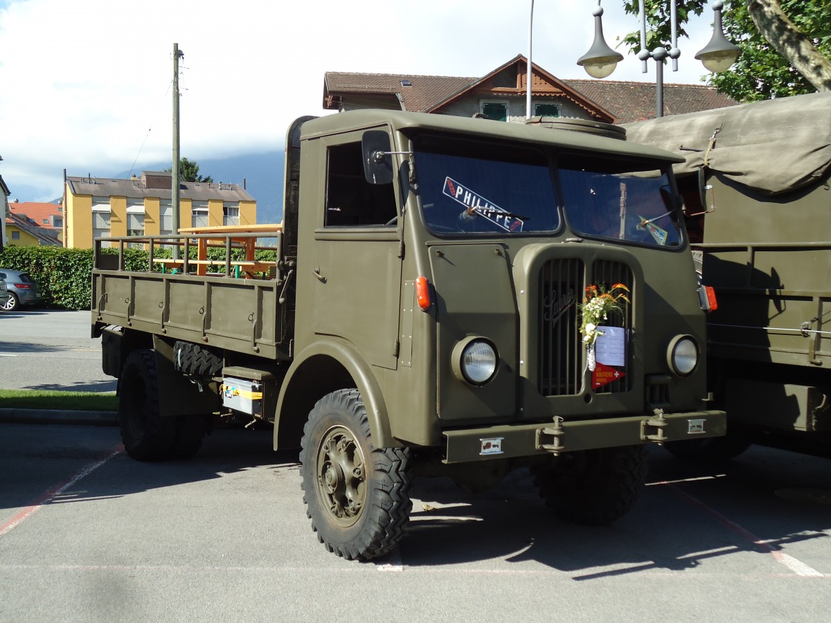 (145'350) - Saurer am 22. Juni 2013 in Aigle, Saurertreffen