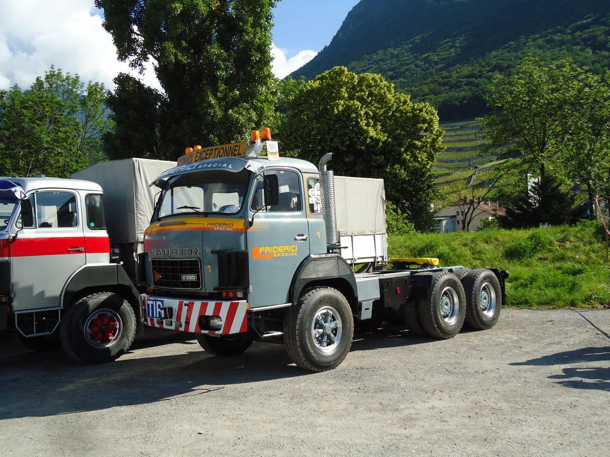 (145'354) - Friderici, Tolochenaz - Nr. 1 - Saurer am 22. Juni 2013 in Aigle, Saurertreffen
