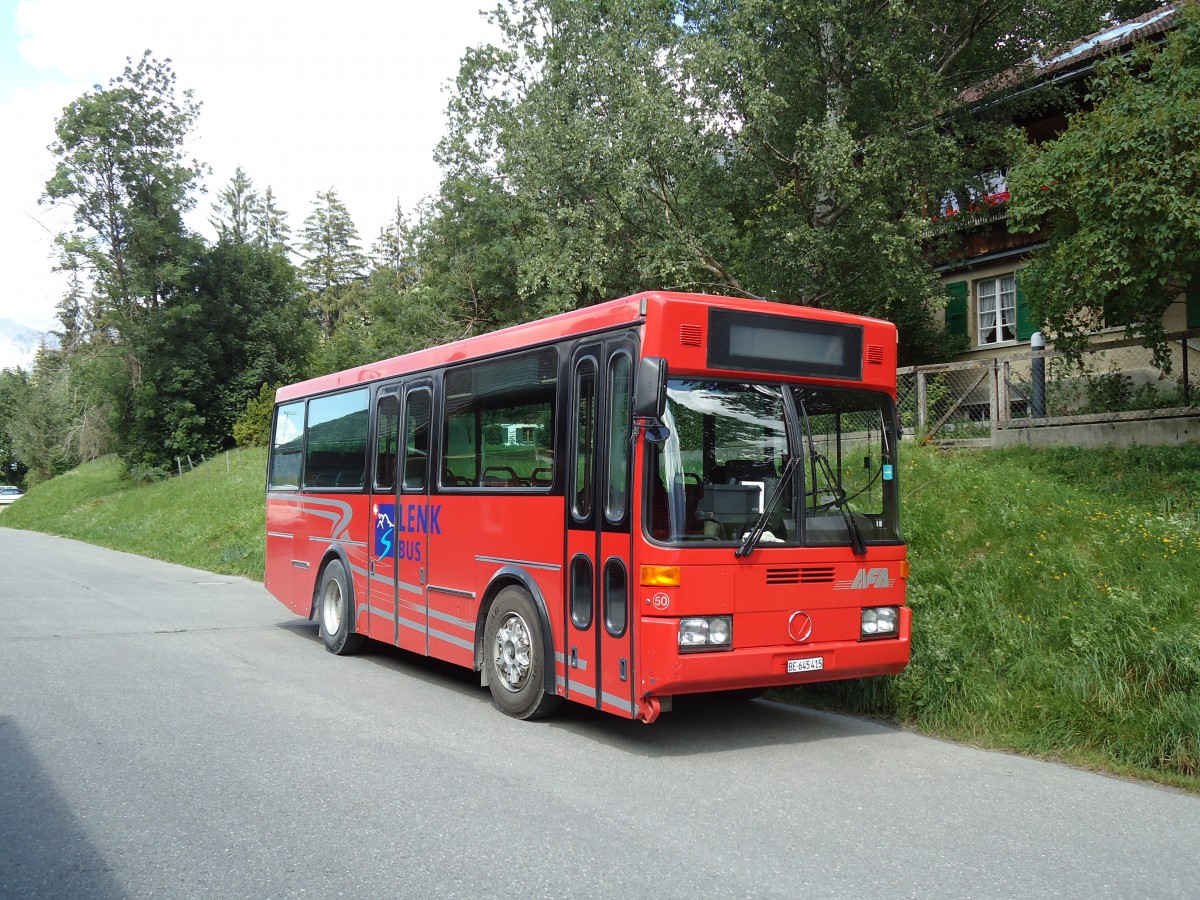 (146'314) - AFA Adelboden - Nr. 50/BE 645'415 - Vetter (ex AVG Grindelwald Nr. 21) am 17. August 2013 beim Bahnhof Lenk