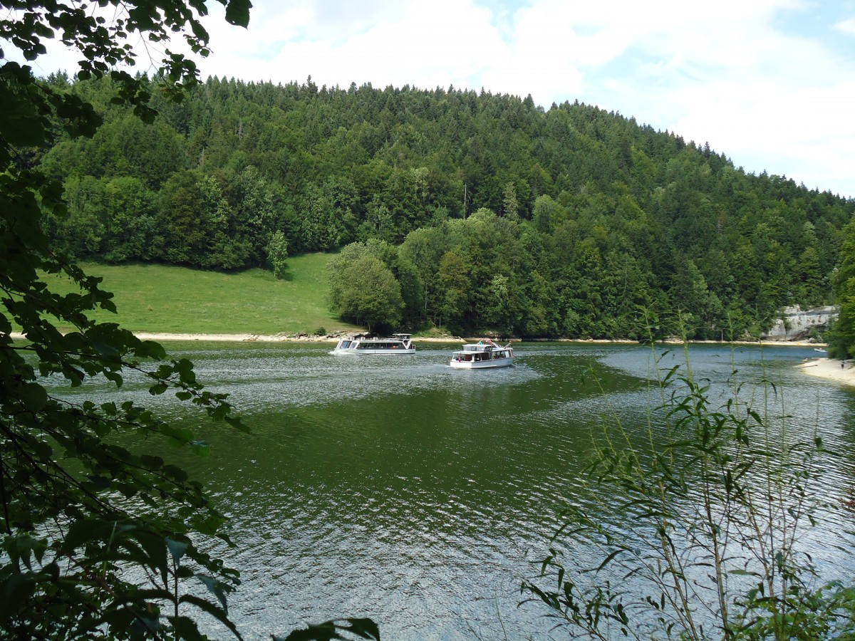 (146'452) - Der Doubs bei Les Brenets am 18. August 2013