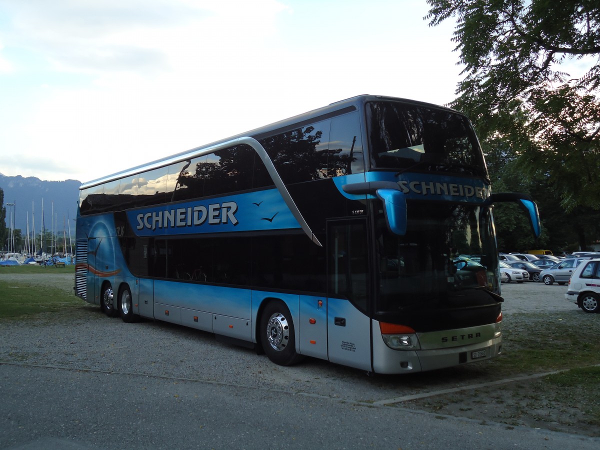 (146'486) - Schneider, Langendorf - SO 20'660 - Setra am 23. August 2013 in Thun, Lachenwiese