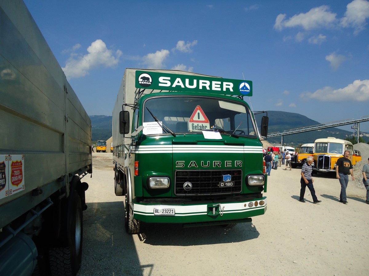 (146'611) - BL 23'221 - Saurer am 31. August 2013 in Niederbipp, Saurertreffen