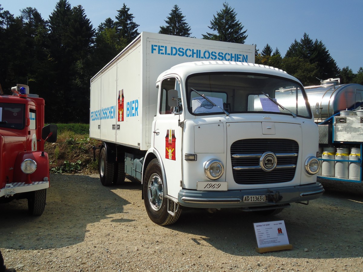 (146'643) - Feldschlsschen - AG 11'363 U - Berna am 31. August 2013 in Niederbipp, Saurertreffen