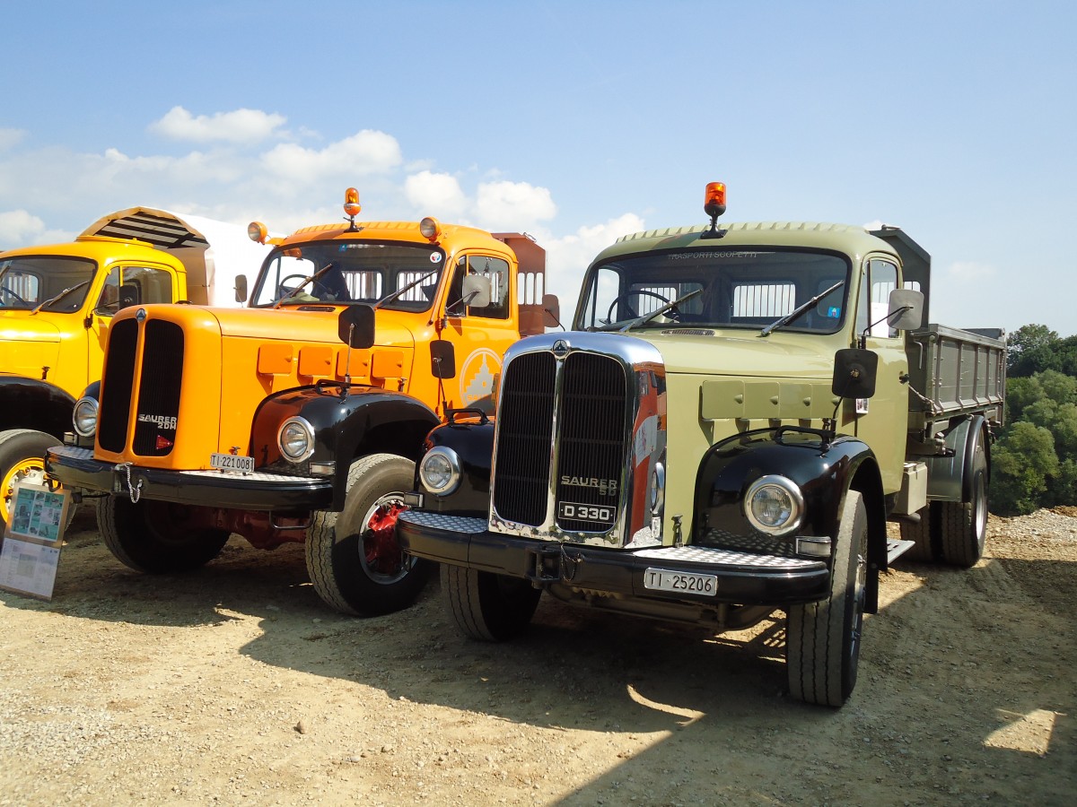 (146'653) - TI 25'206 - Saurer am 31. August 2013 in Niederbipp, Saurertreffen