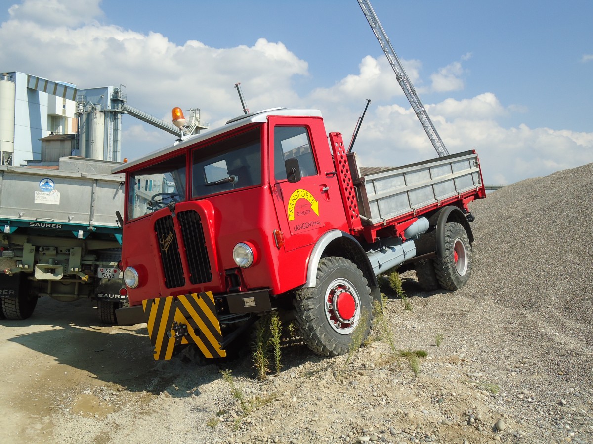 (146'684) - Moor, Langenthal - Saurer am 31. August 2013 in Niederbipp, Saurertreffen