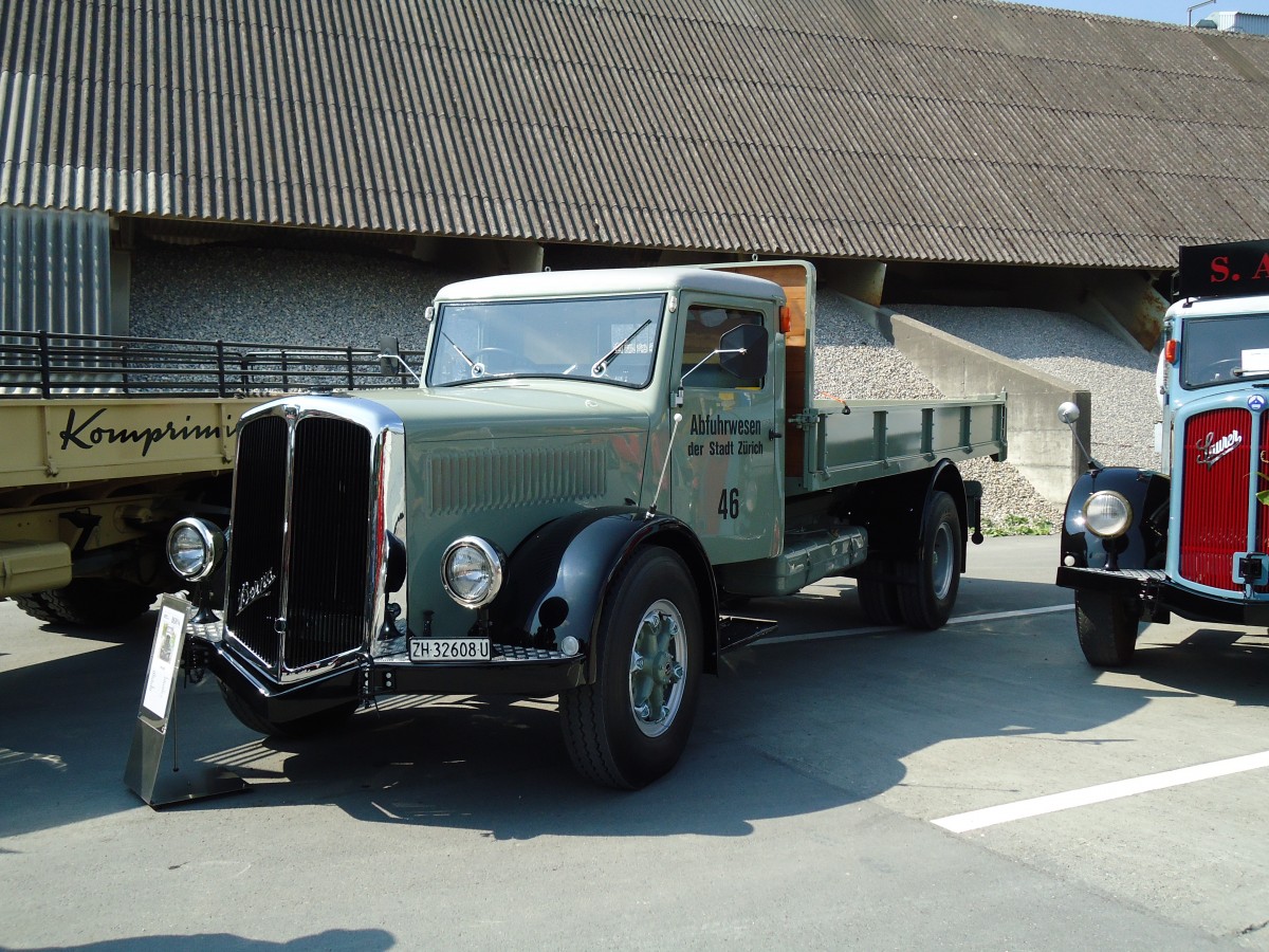 (146'717) - Abfuhrwesen, Zrich - Nr. 46/ZH 32'608 U - Berna am 31. August 2013 in Niederbipp, Saurertreffen