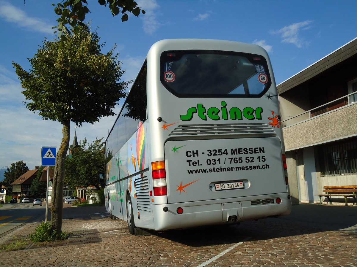 (146'852) - Steiner, Messen - SO 20'144 - Neoplan am 31. August 2013 in Schnottwil, Post