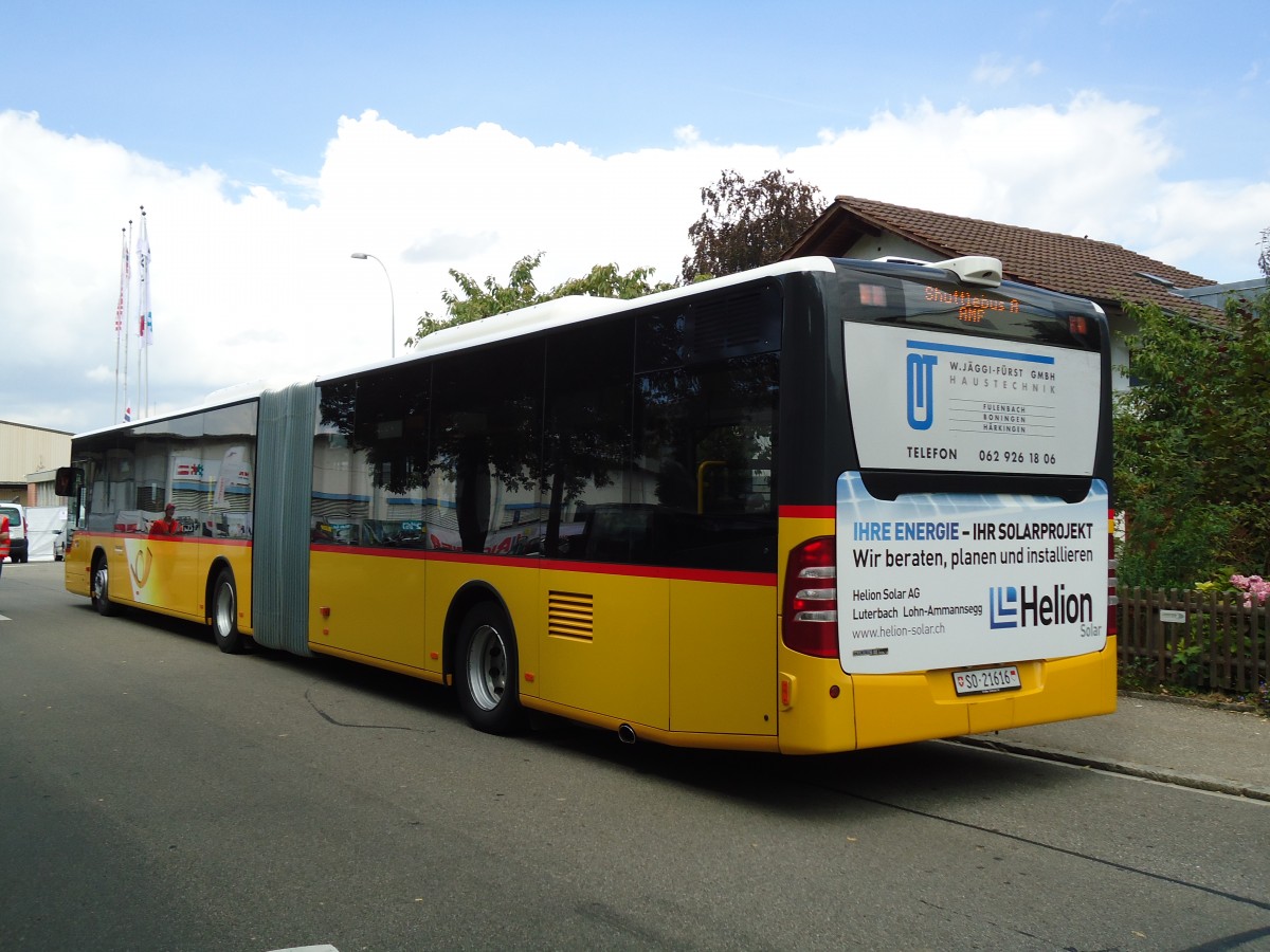 (146'898) - Wyss, Boningen - Nr. 52/SO 21'616 - Mercedes am 1. September 2013 in Burgdorf, ESAF