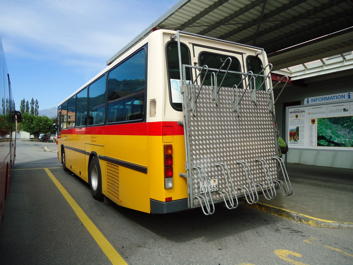 (146'987) - AVG Meiringen - Nr. 68/BE 401'568 - NAW/Hess (ex P 24'454) am 2. September 2013 in Meiringen, Postautostation