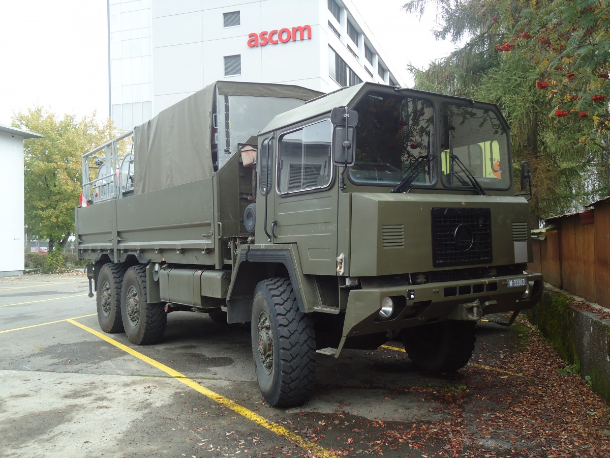 (147'470) - Schweizer Armee - M+ 33'363 - Saurer am 6. Oktober 2013 in Bmpliz