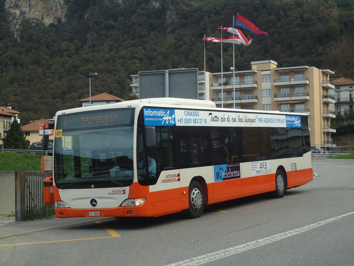 (147'832) - AMSA Chiasso - Nr. 29/TI 1929 - Mercedes am 6. November 2013 in Mendrisio, Macello