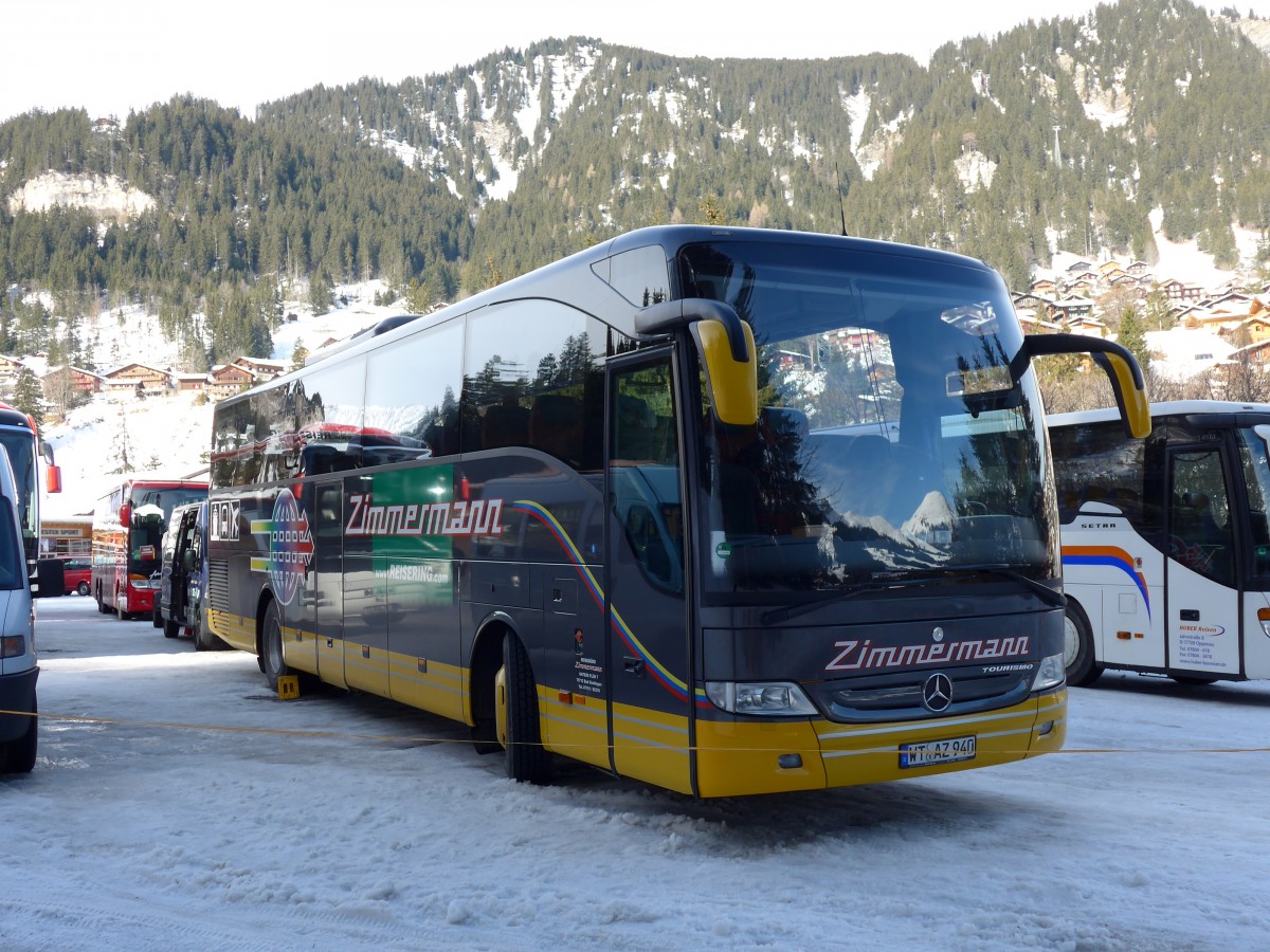 (148'843) - Aus Deutschland: Zimmermann, Bad Sckingen - WT-AZ 940 - Mercedes am 15. Februar 2014 in Adelboden, ASB