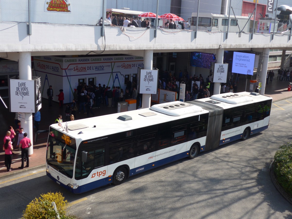 (149'201) - TPG Genve - Nr. 158/GE 960'542 - Mercedes am 9. Mrz 2014 in Genve, Palexpo