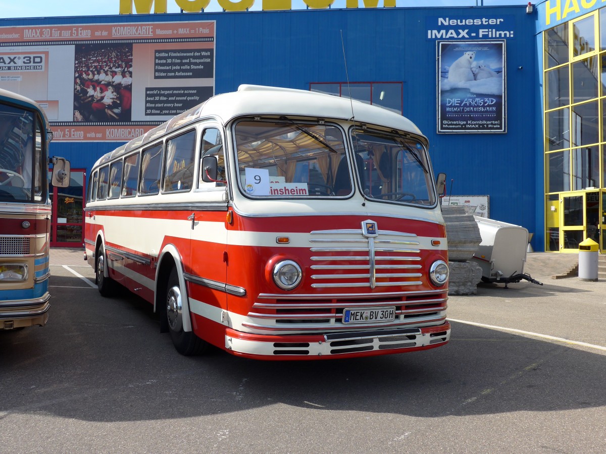 (149'764) - RVE Annaberg-Buchholz - MEK-BV 30H - Bssing am 25. April 2014 in Sinsheim, Museum