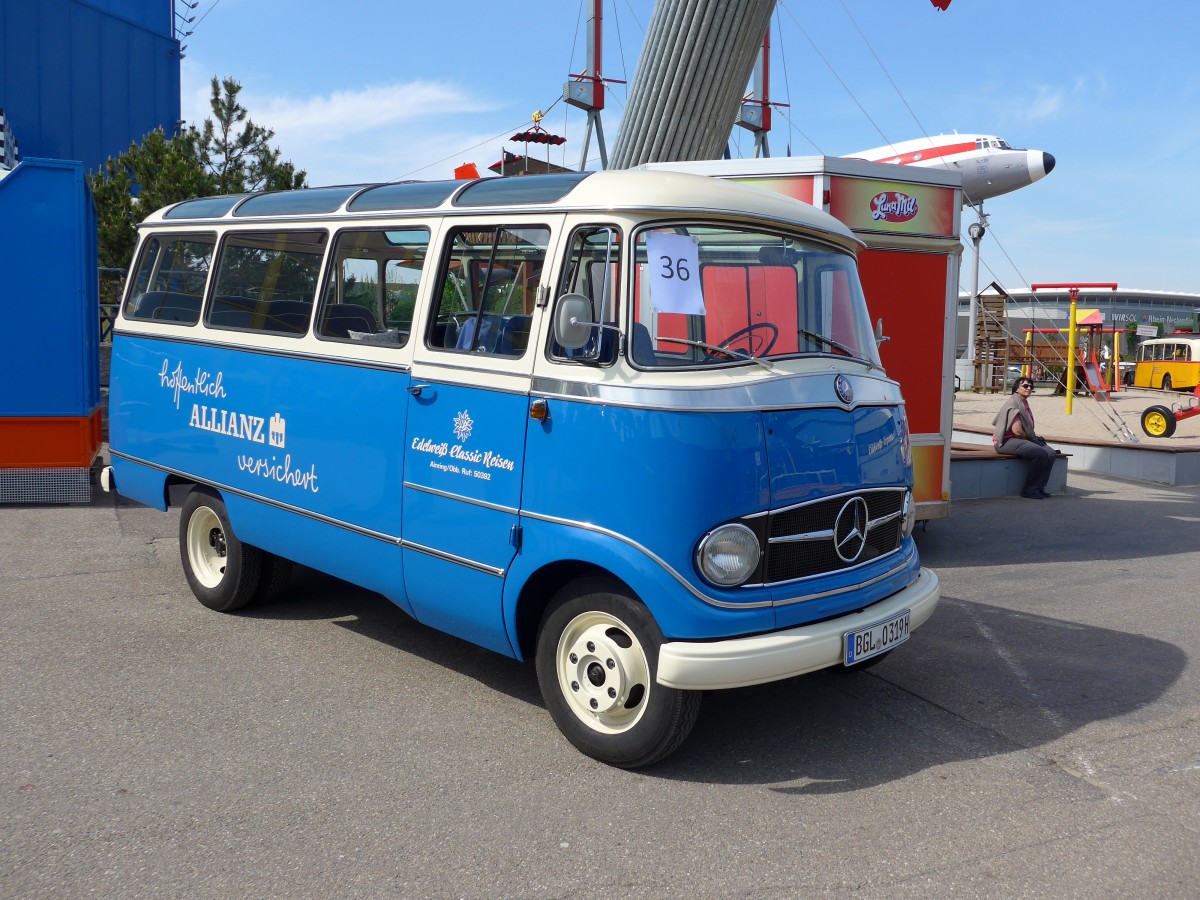 (149'786) - Edelweiss, Ainring - BGL-O 319H - Mercedes am 25. April 2014 in Sinsheim, Museum