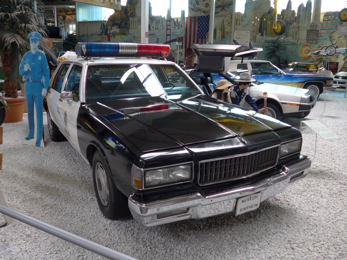 (149'882) - Chevrolet - Police - am 25. April 2014 in Sinsheim, Museum