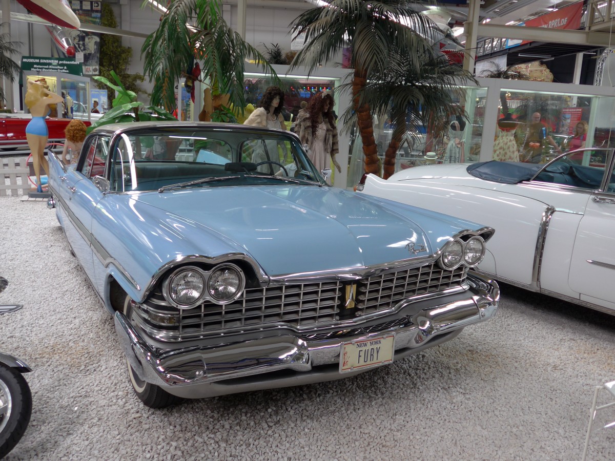 (149'886) - Plymouth - FURY - am 25. April 2014 in Sinsheim, Museum