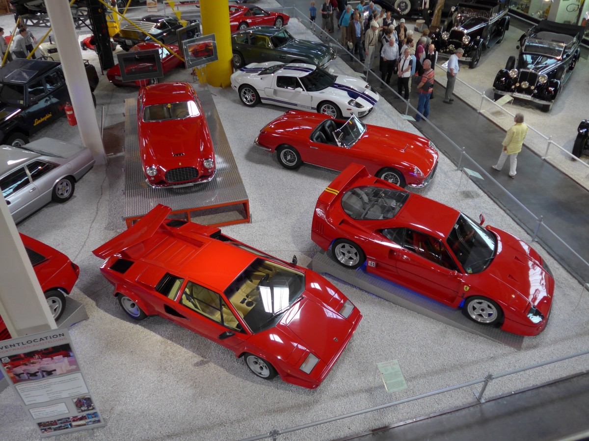 (149'945) - Mehrere Ferrari's am 25. April 2014 in Sinsheim, Museum