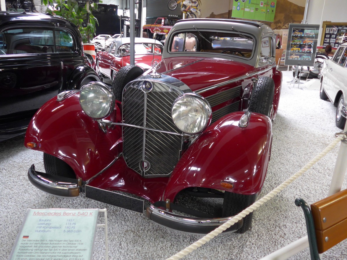 (150'006) - Mercedes am 25. April 2014 in Sinsheim, Museum