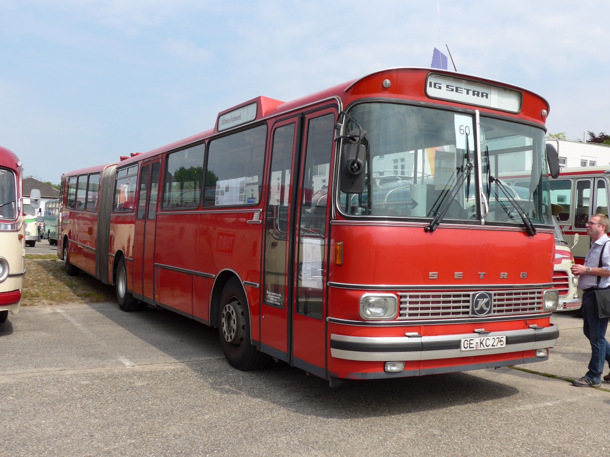 (150'228) - IG Setra, Celle - Nr. 8461/CE-KC 275 - Setra am 26. April 2014 in Speyer, Technik-Museum