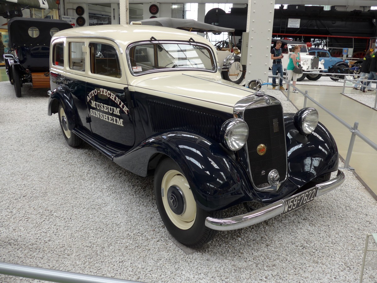 (150'320) - Mercedes - W 59-7622 - am 26. April 2014 in Speyer, Technik-Museum