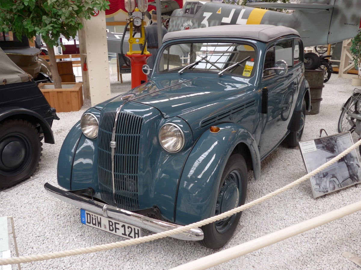 (150'347) - Opel - DW-BF 12H - am 26. April 2014 in Speyer, Technik-Museum