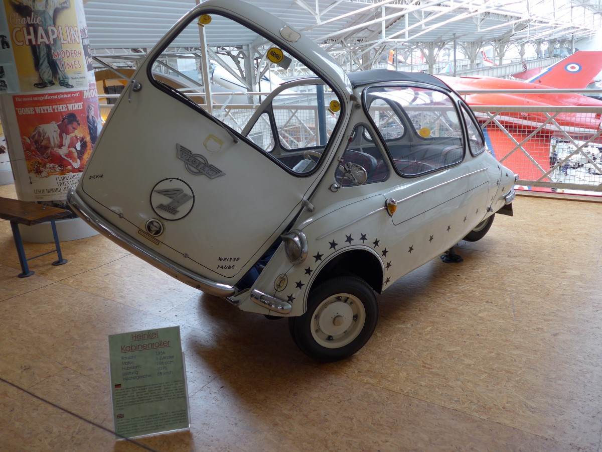 (150'381) - Heinkel am 26. April 2014 in Speyer, Technik-Museum