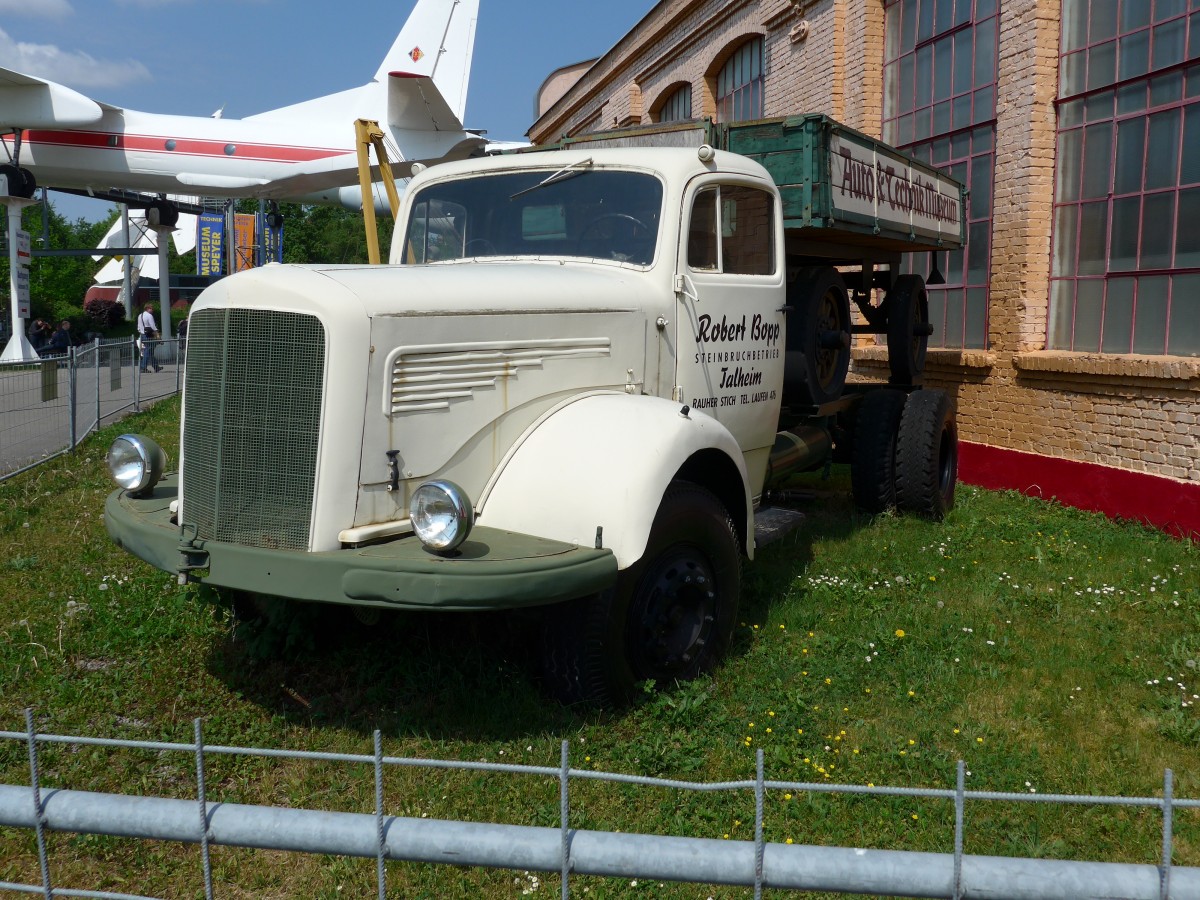(150'389) - Bopp, Talheim - Mercedes am 26. April 2014 in Speyer, Technik-Museum
