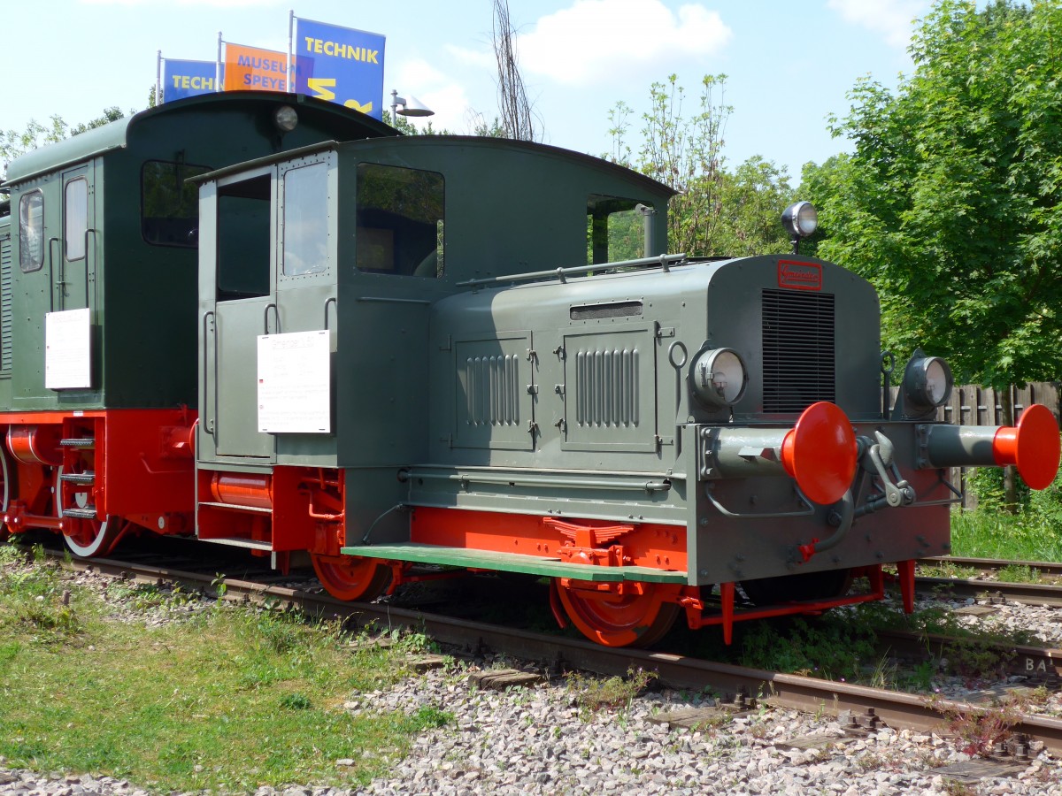 (150'397) - Rangierlokomotive am 26. April 2014 in Speyer, Technik-Museum