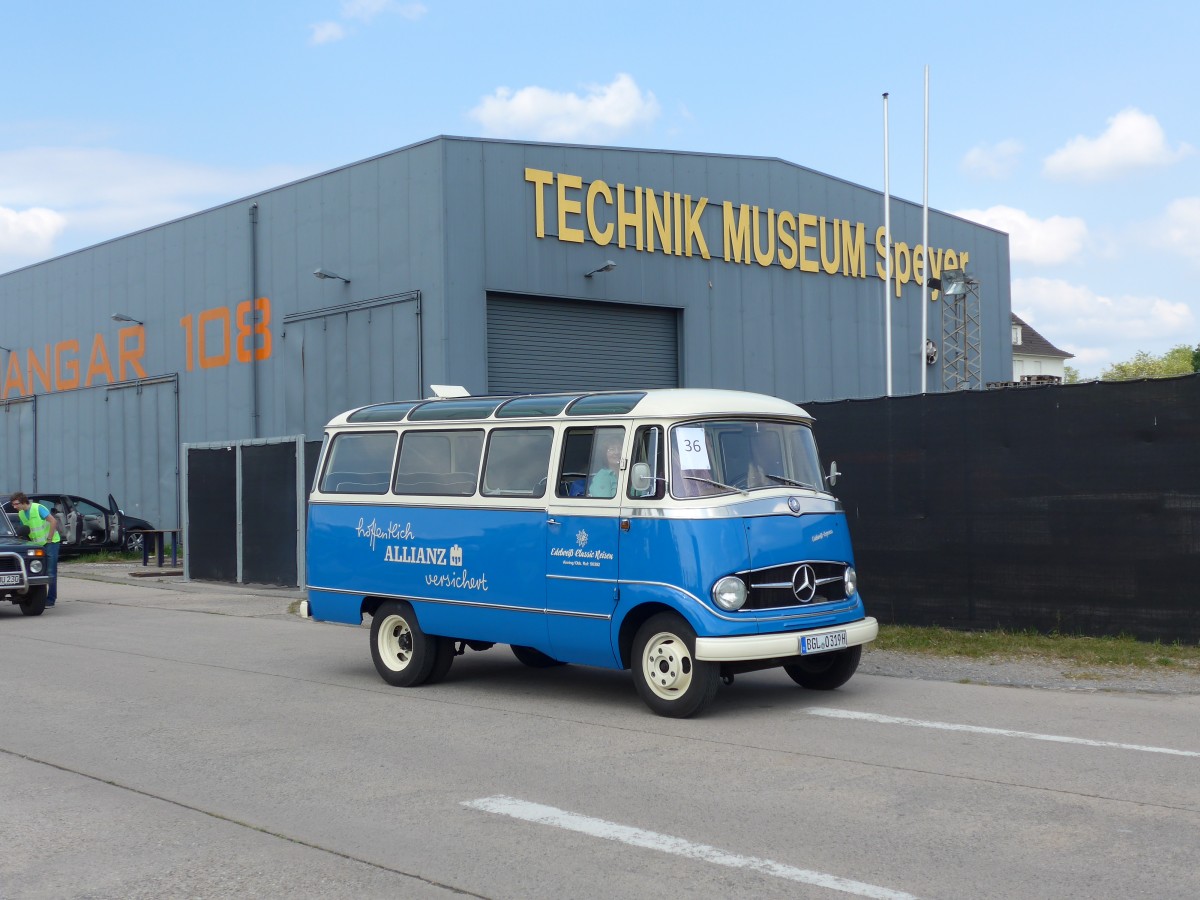 (150'469) - Edelweiss, Ainring - BGL-O 319H - Mercedes am 26. April 2014 in Speyer, Technik-Museum